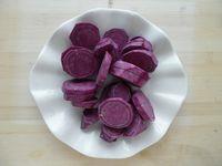 紫薯红豆糕的做法图解2