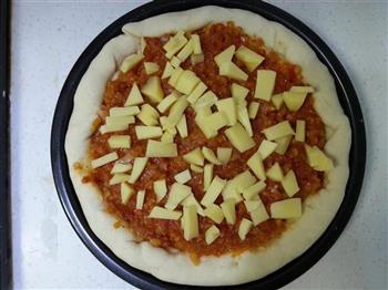 家庭版火腿披萨的做法步骤15