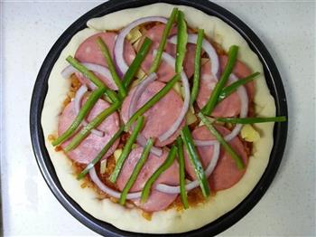 家庭版火腿披萨的做法图解17