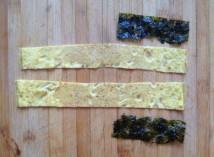 大豆蛋白丝海苔卷的做法图解4