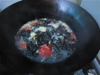 西红柿紫菜蛋花汤的做法步骤9