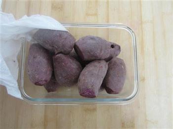 紫薯面包卷的做法步骤3