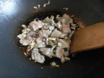 香菇肉片盖饭的做法步骤3