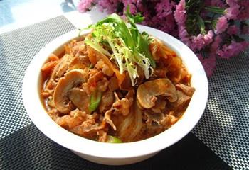 韩式泡菜肥牛锅的做法步骤9
