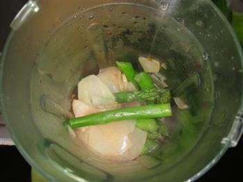 芦笋浓汤扇贝饭的做法步骤10