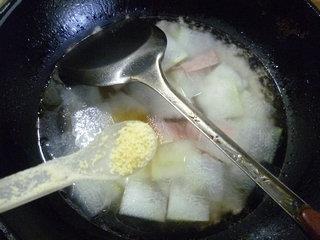 火腿片冬瓜汤的做法步骤18