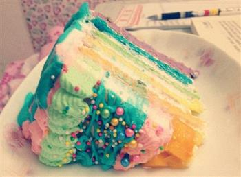 彩虹蛋糕的做法步骤24