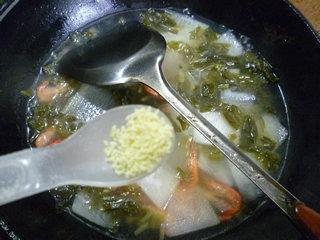 咸菜河虾冬瓜汤的做法图解10