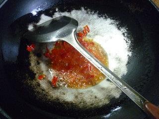 梅豆炒花菜的做法步骤7