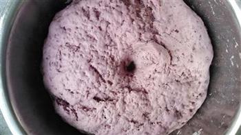 牛奶紫薯馒头的做法图解7