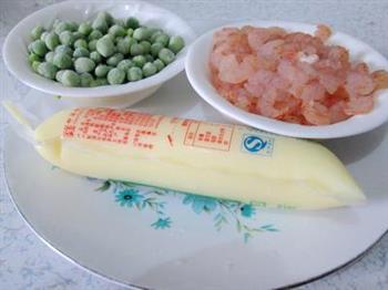 豌豆虾仁烩玉子豆腐的做法步骤1