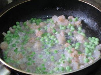 豌豆虾仁烩玉子豆腐的做法步骤11