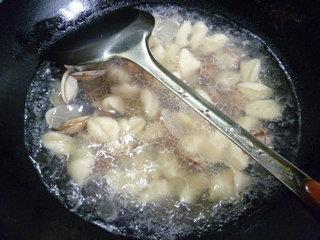 花蛤面疙瘩汤的做法步骤12