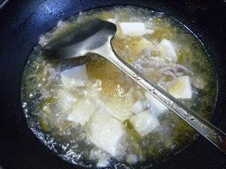 里脊肉榨菜豆腐羹的做法步骤6
