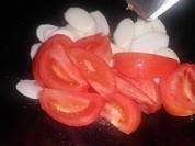 山药豆衣番茄汤的做法图解2