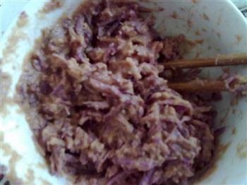 紫薯玉米面煎饼的做法步骤2