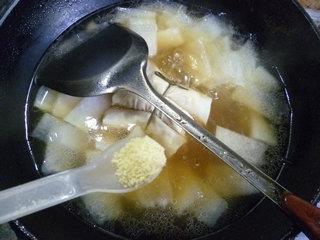 粉丝面结冬瓜汤的做法步骤10