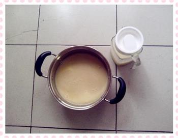 椰奶绿豆沙冰棒的做法步骤7