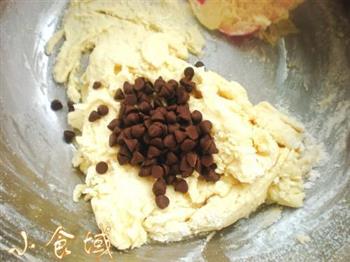 巧克力豆黄油曲奇的做法图解4