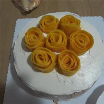 芒果奶油蛋糕的做法步骤11