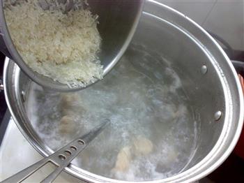 奶香海参肉丝粥的做法步骤4