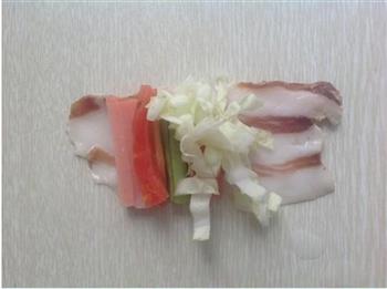 韩式什锦腊肉卷的做法图解5