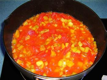 西红柿茄丁打卤面的做法图解7