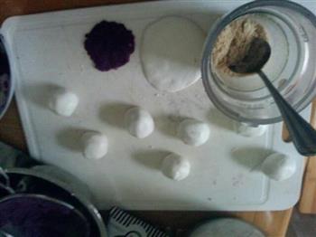 紫薯花生糯米糍的做法图解5