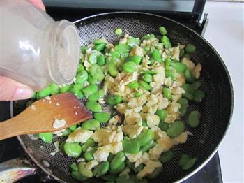 鸡蛋蚕豆米的做法图解7