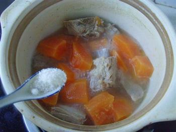 木瓜排骨汤的做法步骤5
