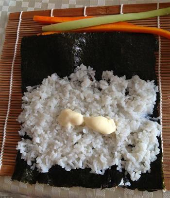 家庭简易版寿司的做法图解3