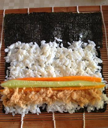 家庭简易版寿司的做法图解4