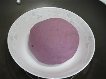 花生紫薯馒头的做法图解7
