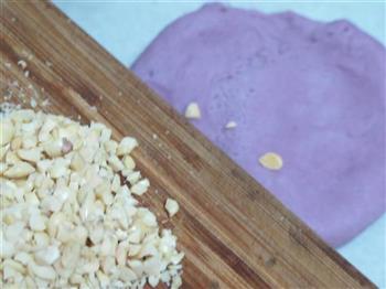 花生紫薯馒头的做法图解8