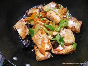 香煎家常豆腐的做法步骤12