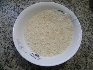 咸肉蛋花大米粥的做法步骤5