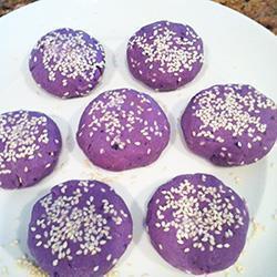 紫薯饼的做法步骤7