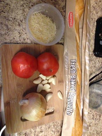 意大利番茄面包的做法步骤1