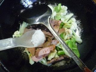青椒鹅肝花菜的做法图解11