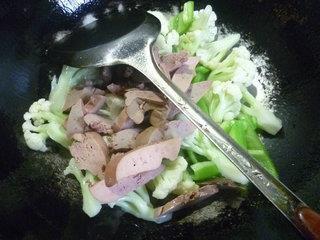 青椒鹅肝花菜的做法图解9