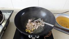 木耳菜炒肉片的做法步骤4