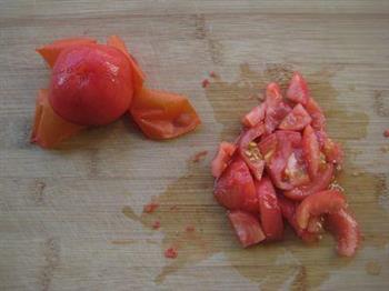 番茄炒花菜的做法步骤5