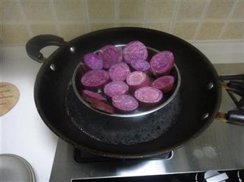 卡仕达紫薯球的做法步骤10