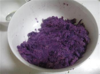 卡仕达紫薯球的做法步骤12