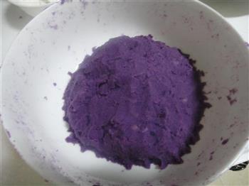 卡仕达紫薯球的做法步骤15