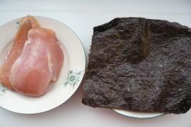 海苔鸡肉卷的做法步骤1