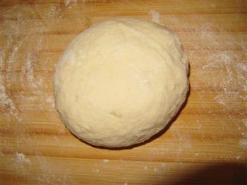 五彩肉松面包的做法步骤3