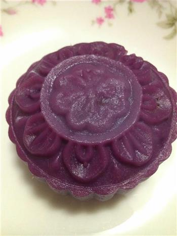 奶香紫薯薏米红豆饼的做法步骤15