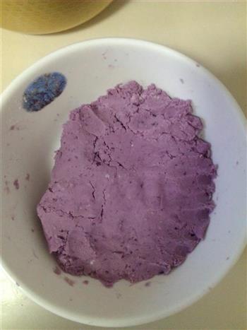 奶香紫薯薏米红豆饼的做法步骤9