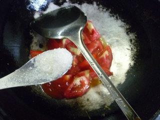番茄炒鸡蛋盖浇螺丝面的做法步骤11